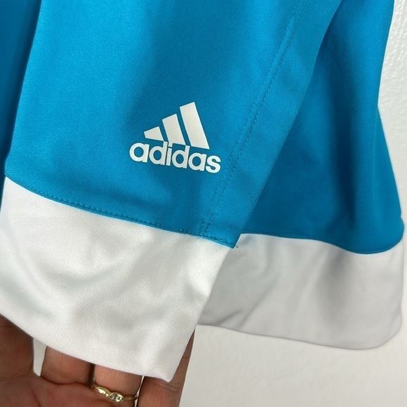 Adidas Clima365 Skort Women's XL Turquoise Blue Knit Skirt + Shorts EUC - Picture 3 of 10